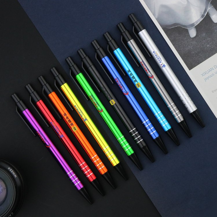 Advertising Metal Roller Luxury Gel Pen Personal Colorful Ballpoint Pen Business Metal Gel Pen With logo