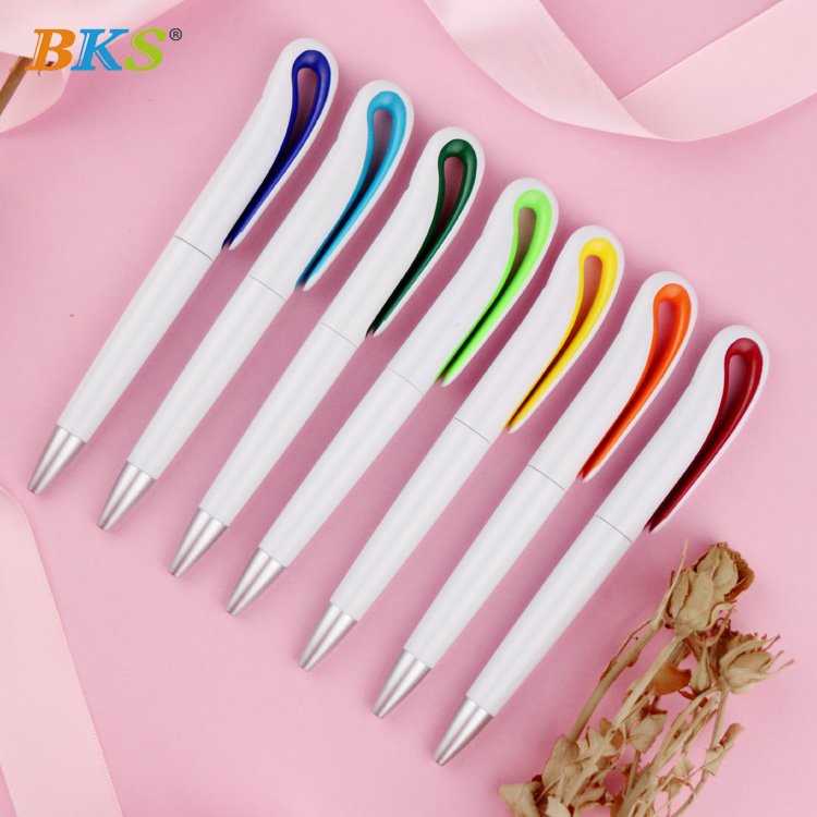 BKS High quality Wholesale Best Price Ballpoint Pen Custom Logo Plastic custom logo Pen