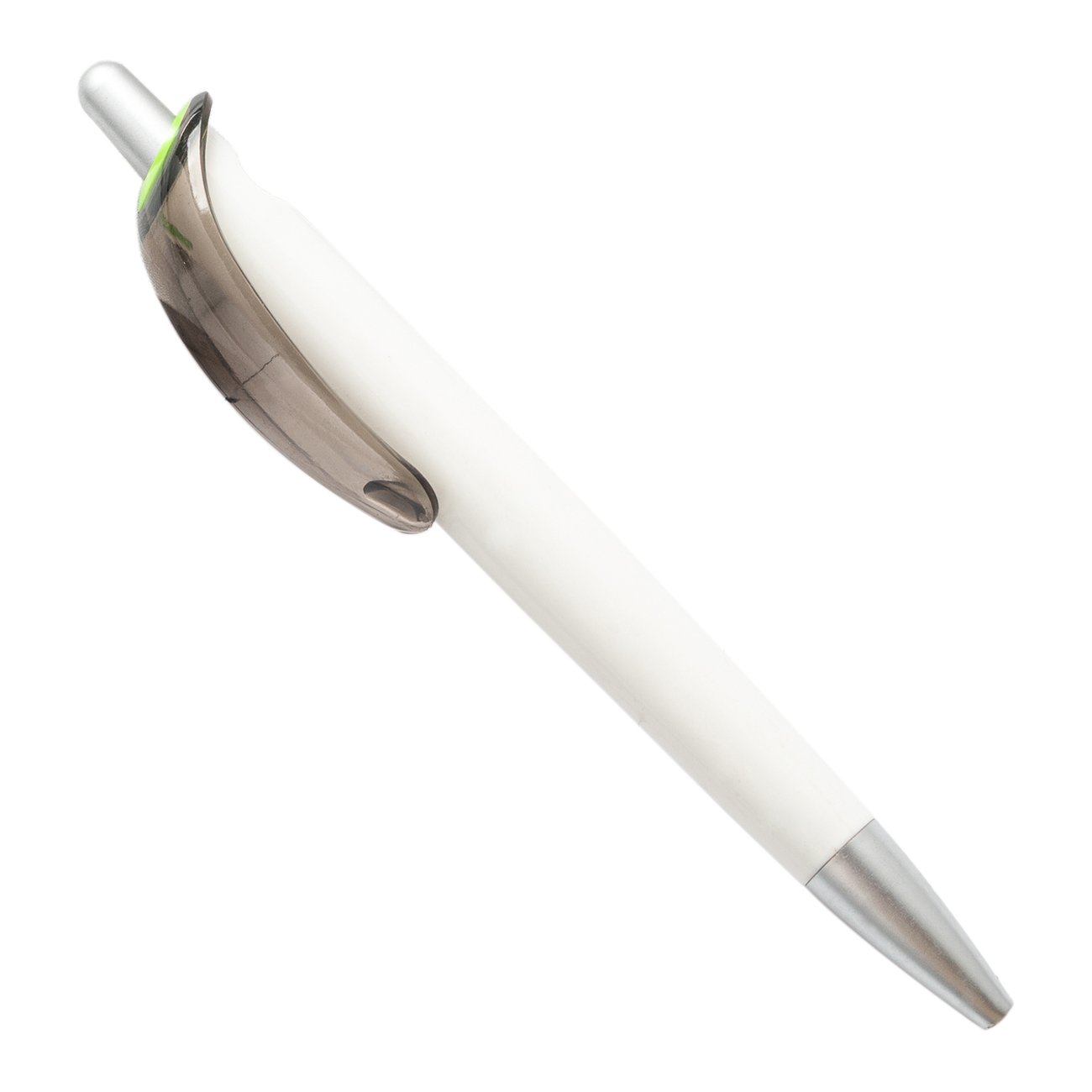 White Plastic Ballpoint Pen with Personalized Logo Cheap Price Promotional Gift Usage