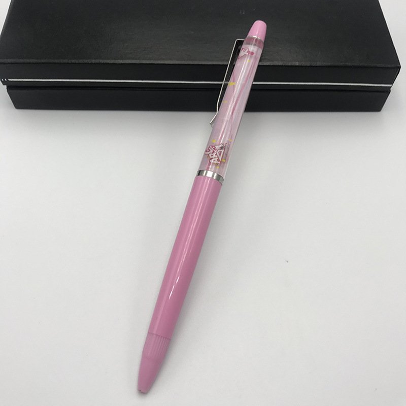 Customizable ABS Plastic 2D PVC Floater Aqua Floating Liquid Ballpoint Pen Factory's Brand Logo Pen for Promotional Gifts