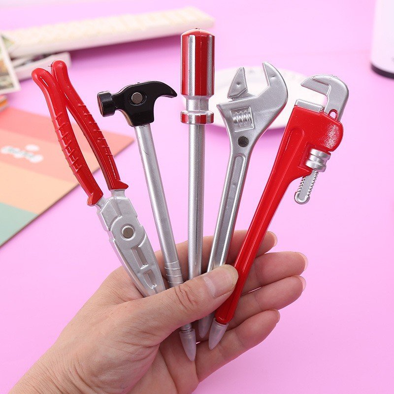 Funny Student gift with Hardware Tool pen Wrench hammer paper knife tiger plier shaped Creative ballpoint pen