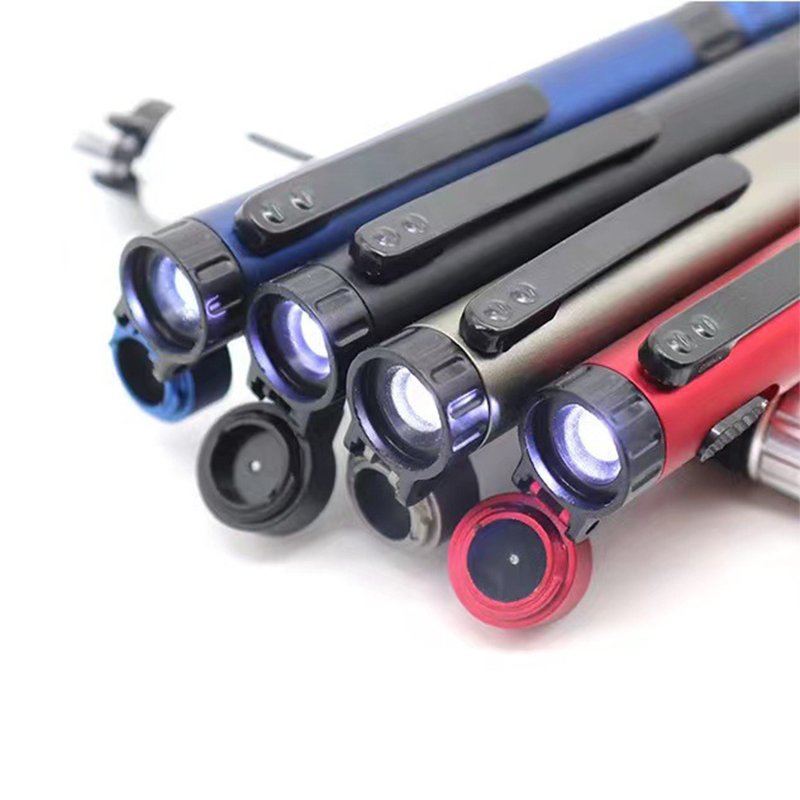 custom logo multi-function 6 in 1 pen screwdriver phone holder stylus compass LED light multi tool ballpoint Pen wholesale