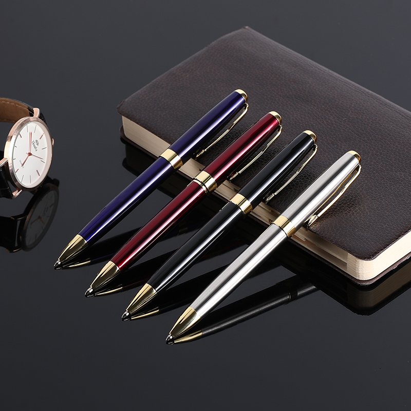Top Sell Factory Direct Business Economical Christmas Gift Metal Brass Twist Ballpoint Pens With Customized Metal Logo 1011