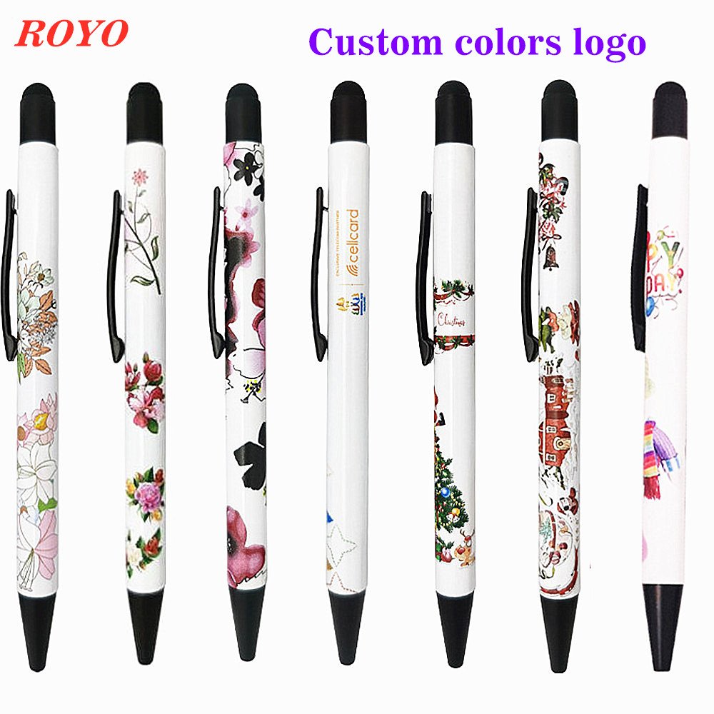 Factory Supplied Hot Sales 2 in 1 Promotional Stylus Pen Touch Screen Ballpen Metal Ballpoint Pen With Custom Logo