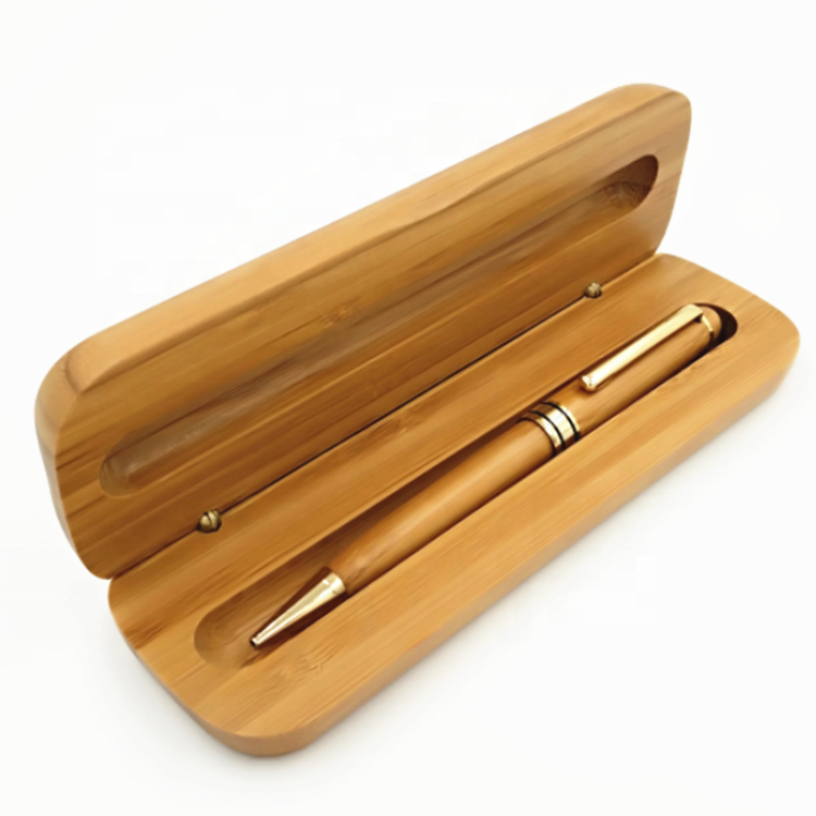 Wholesale Handmade Natural Bamboo Ballpoint Pen with Box