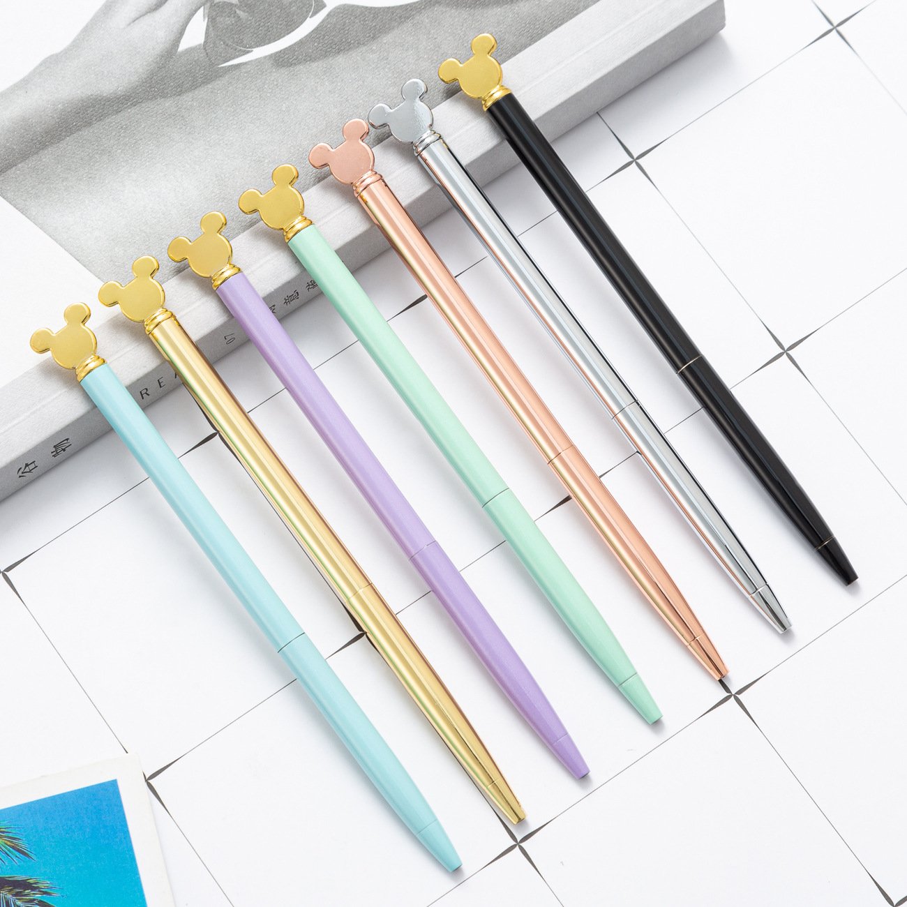Mickey Mouse shape ball pen for waiting promotional gift