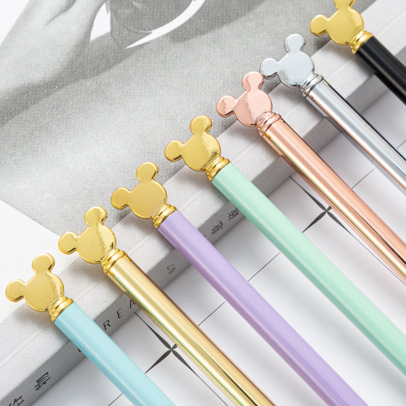 Mickey Mouse shape ball pen for waiting promotional gift