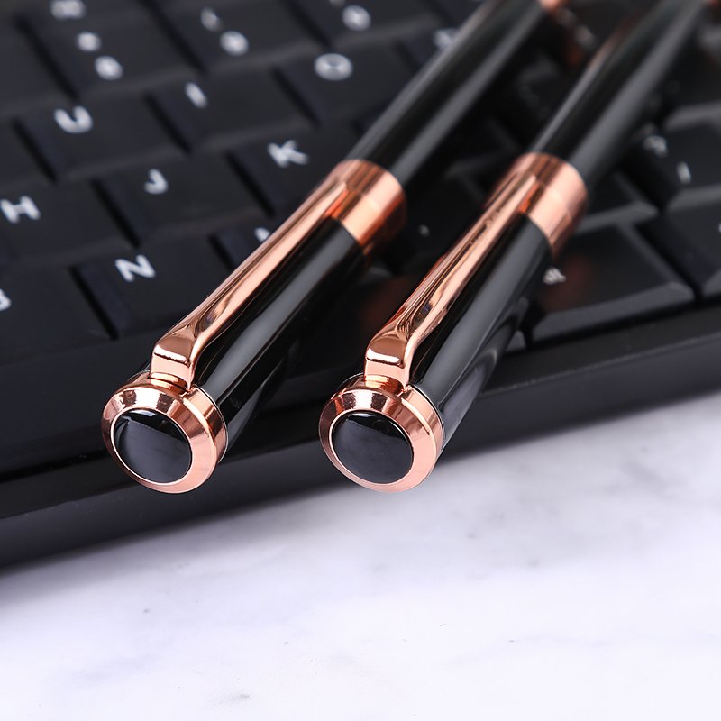 2024 Fashion Rose Gold Metal Pen Ballpoint Pen Gifts High Quality Business Gifts With Custom Logo