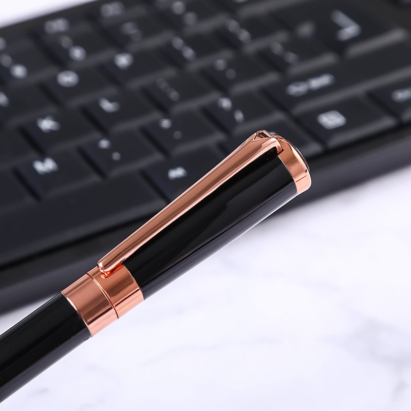 2024 Fashion Rose Gold Metal Pen Ballpoint Pen Gifts High Quality Business Gifts With Custom Logo
