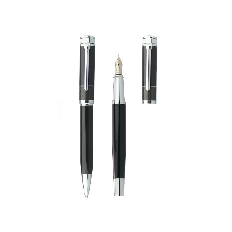 Professional VIP Business Carbon Fiber Ballpoint Pen With Custom Logo Luxury Fountain Pen