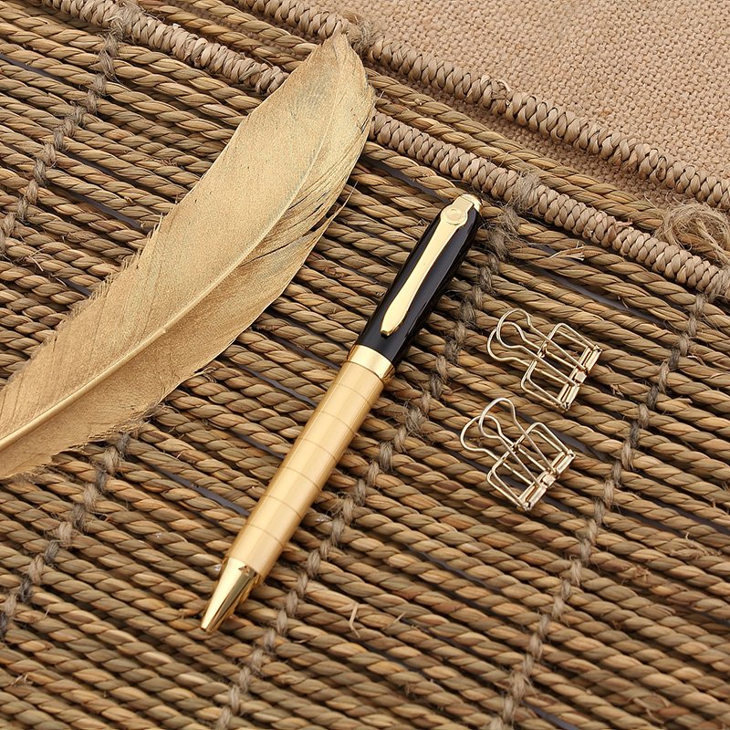 Unique Design Office Stationery Cheap Ballpoint Pens Custom Metal Ballpoint Pens with Printed Logo