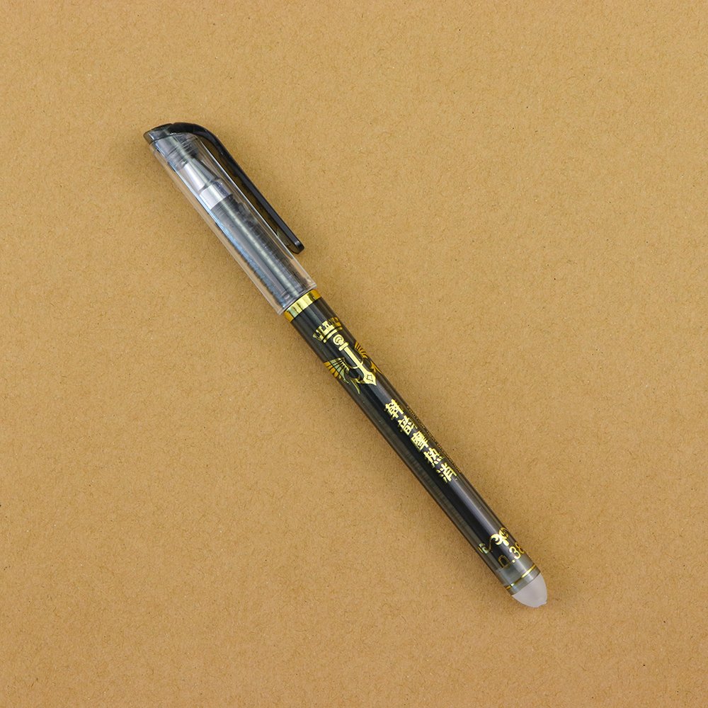 Promotional custom logo plastic stationery erasable ballpoint pen for school and office