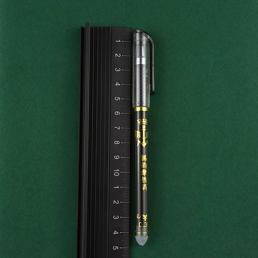 Promotional custom logo plastic stationery erasable ballpoint pen for school and office