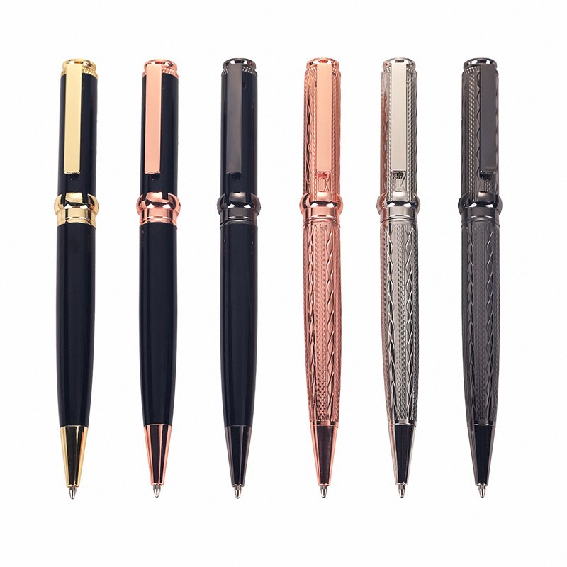 High quality luxury expensive ballpoint pens metal engraved ball pen