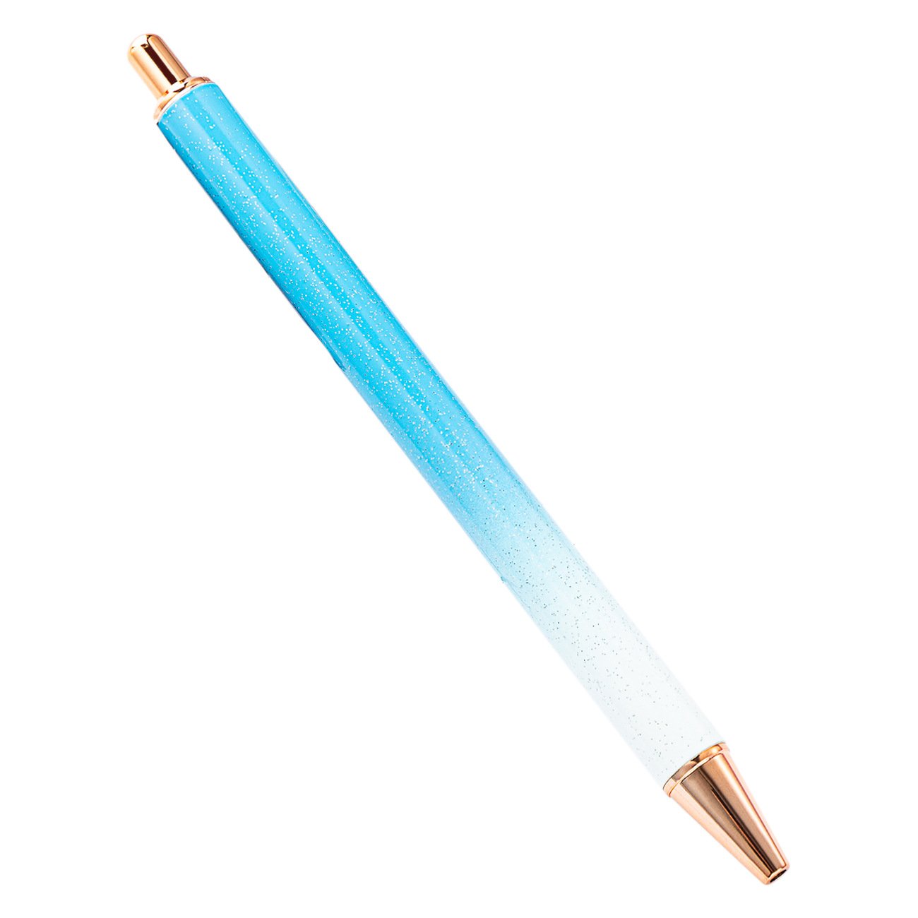 New style with print customize logo creative advertising gift ballpoint pen glitter metal push ballpoint pen