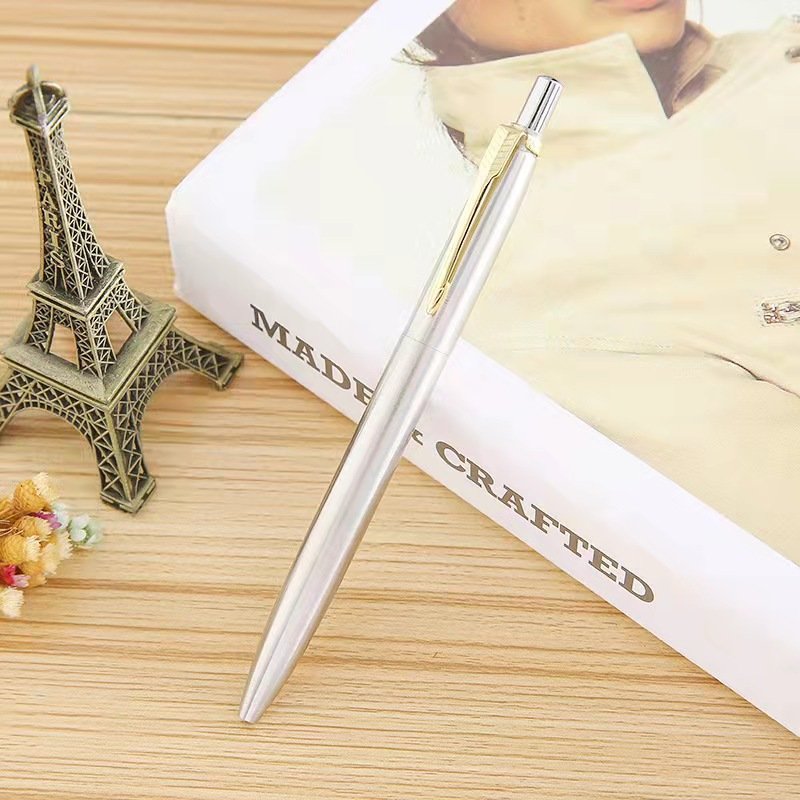 X1022-1 Luxury High Quality Stainless Steel T-series Jotter Classic Ballpen Promotional Gift Custom Logo Click Ballpoint Pens