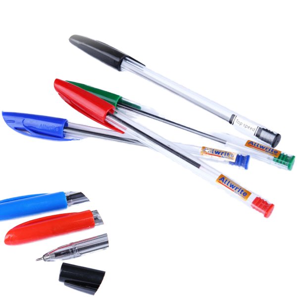 Cheap Black Plastic Ball Pen Novelty Promotional Ballpoint Pen with 0.5mm-1.0mm Writing Width