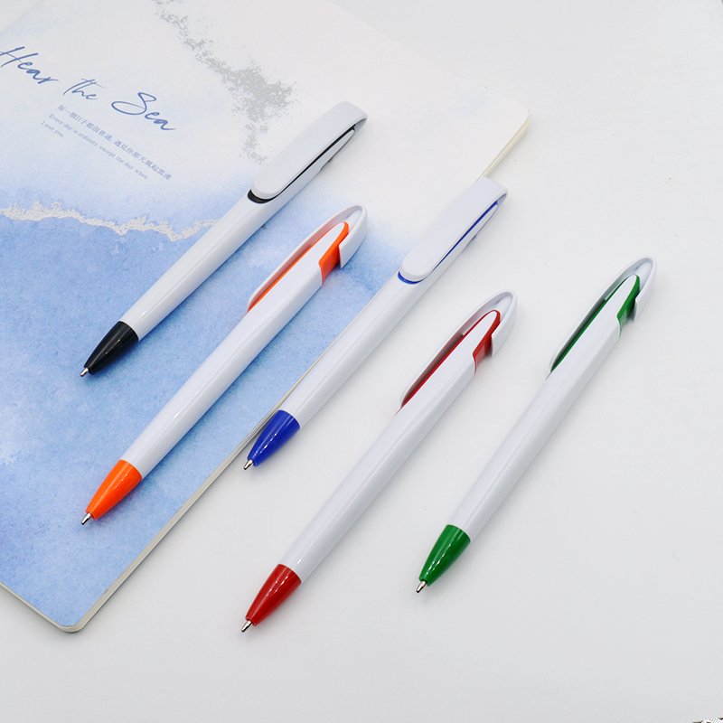 cheapest shape big clip good selling business gifts plastic ballpoint pen promotional ball pen with logo printed