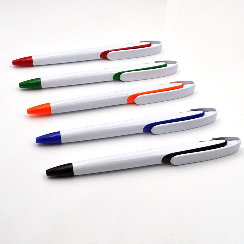 cheapest shape big clip good selling business gifts plastic ballpoint pen promotional ball pen with logo printed