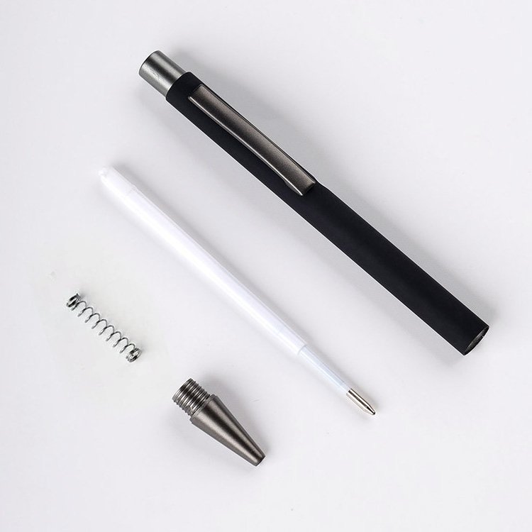 Best-Selling Luxury Metal Ballpoint Pens Custom Logo 1.0mm Writing Width Black Ink Business Banner Pen Novelty Advertising Gift