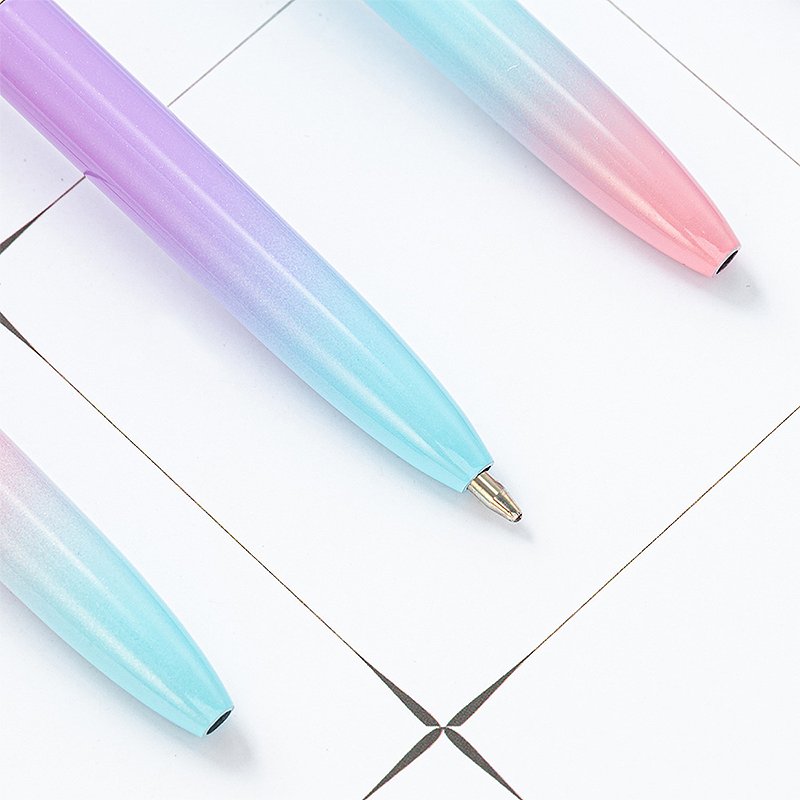 Customized Logo Crystal Crown Style Rainbow Color Metal Ballpoint pen Ball Pen With Big Crystal Diamond Pen Luxury