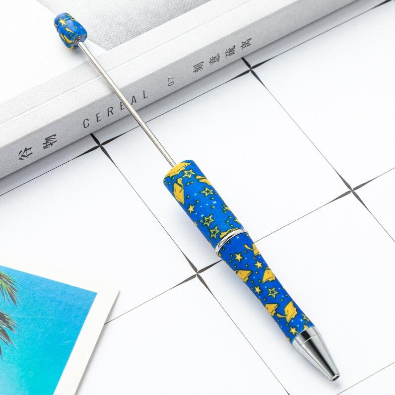 Senior Day graduation season Diy Bead Pen Plastic Beaded School Office Writing Supplies Stationery Wedding Gift Ballpoint Pen