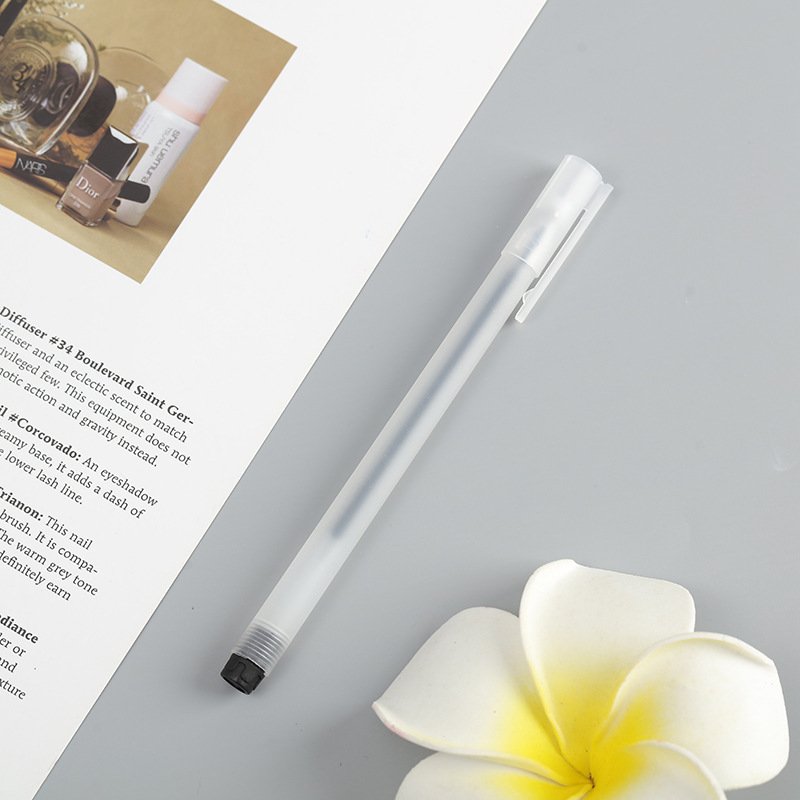 Factory 0.5mm cheap gel pen student office supplies Neutral pen black Gel pen with logo custom