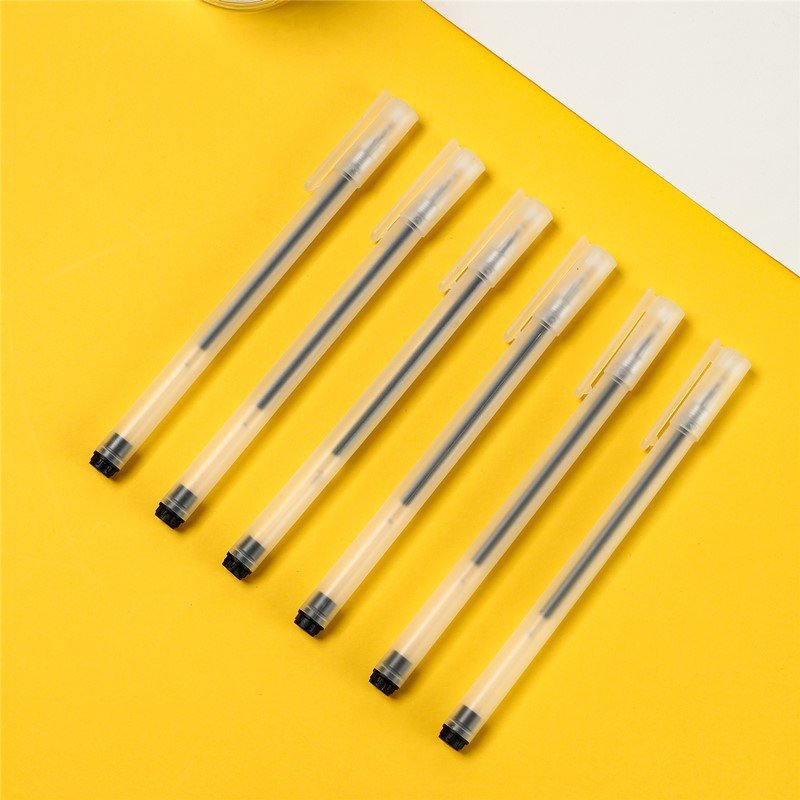 Factory 0.5mm cheap gel pen student office supplies Neutral pen black Gel pen with logo custom