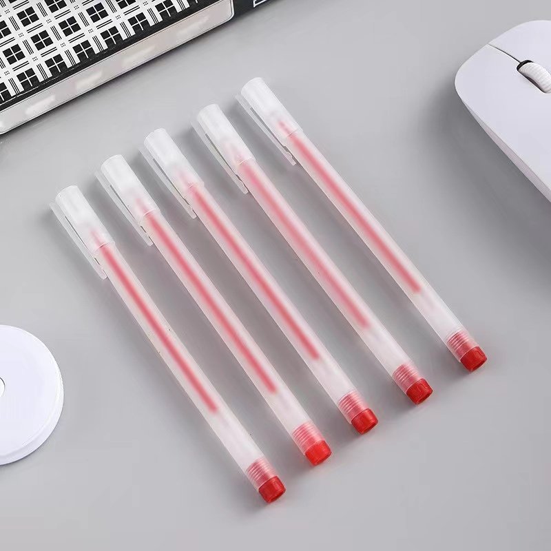 Factory 0.5mm cheap gel pen student office supplies Neutral pen black Gel pen with logo custom