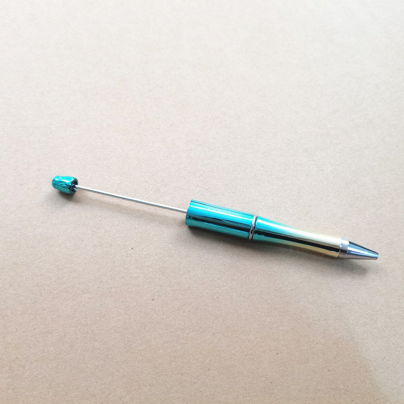 UV plastic Bulk Plastic Mixed Colors Beaded Beads Ballpoint Pen With Ball And For A Top Beadable Creative Diy Bead Pens
