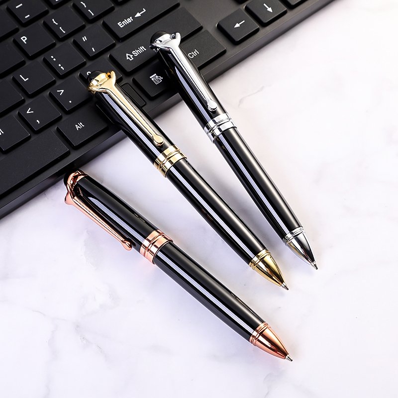 High Quality Advertisement Pen Metal Roller Tip Pen With Logo Multicolor Ballpoint Pen