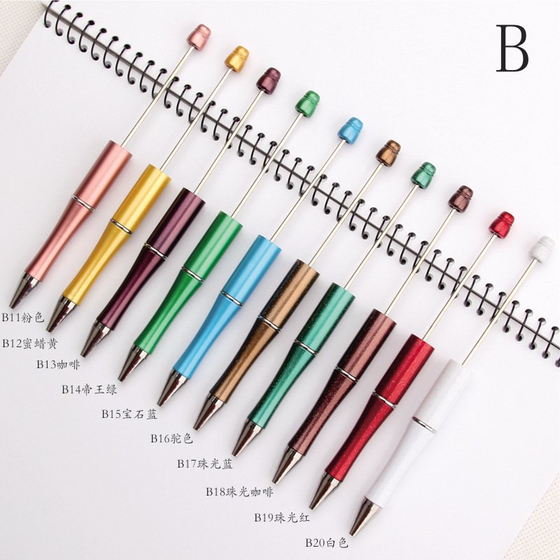 Hot Baby Charms Diy Teething Focal Silicone Beads Multi Function Pen Accessories Ballpoint Focal Pens For Pens