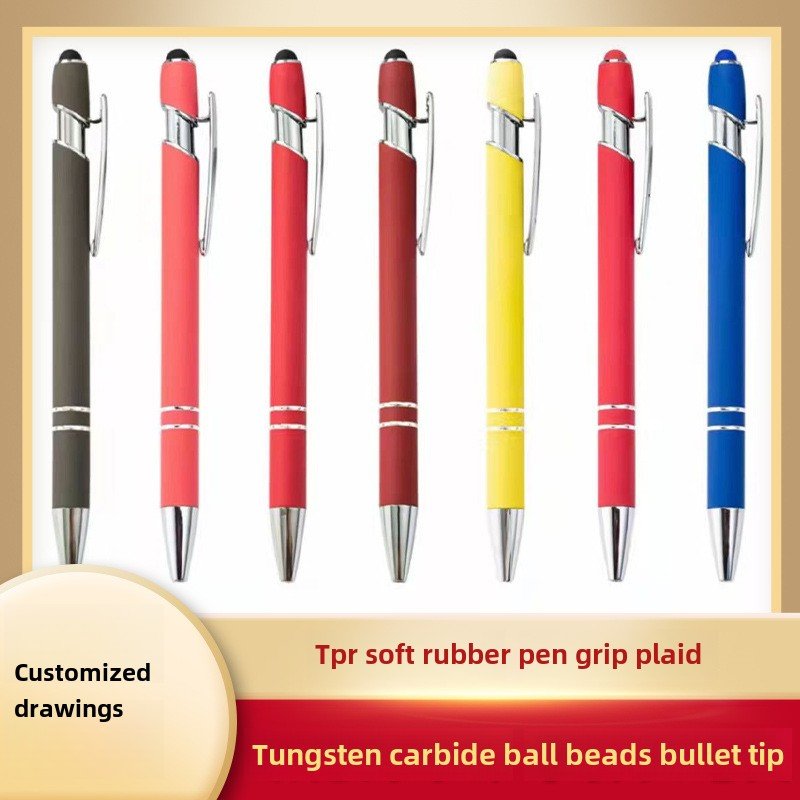Carefully Crafted Candy color Students use carbon press Neutral pen ballpoint pen for school