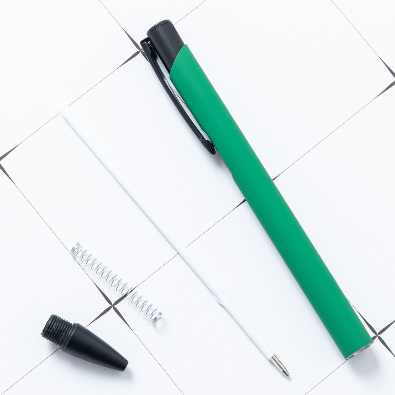 Wholesale Custom Logo 1.0mm Aluminum Rod Ballpoint Pen Multi-Color Writing Width Press Metal Pen for Hotel Advertising & Gifts