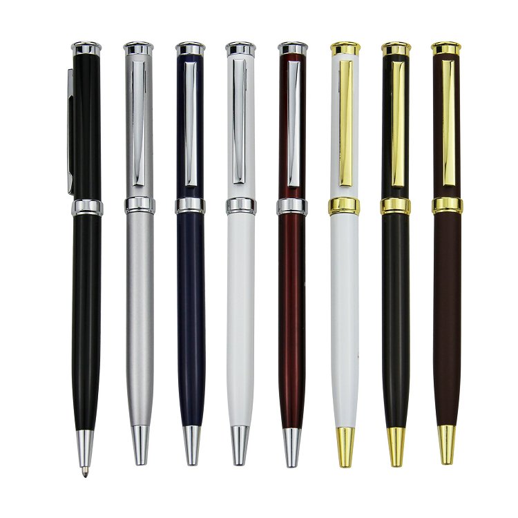 Best Selling luxury multi color Metal Ball Ballpoint Pen with Customized Logo