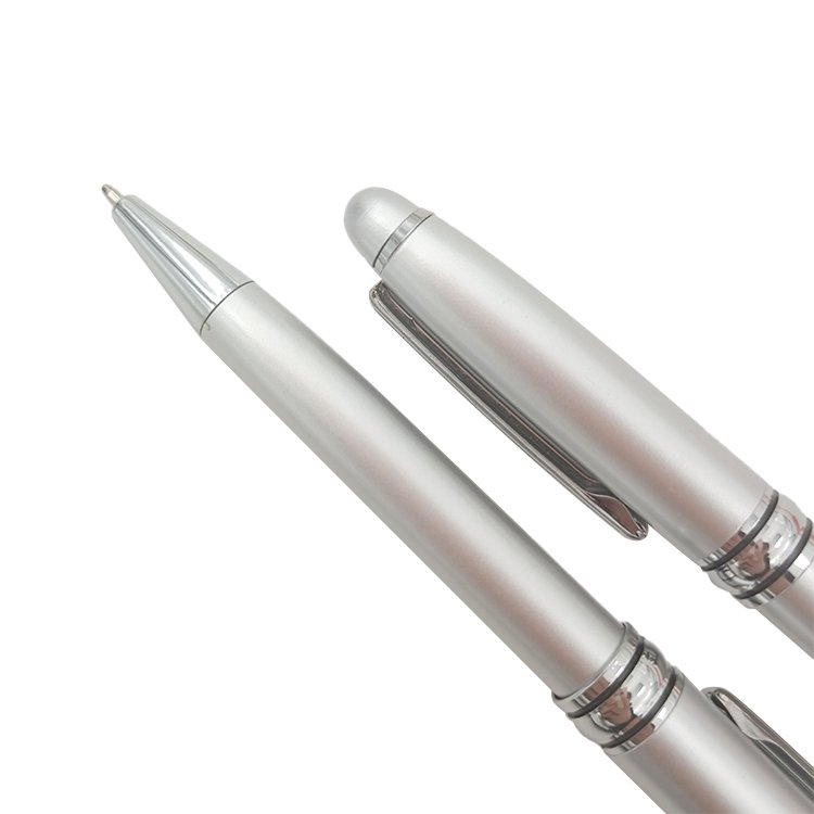 Export can be shipped in large quantities wholesale injection spinning ballpoint pen design