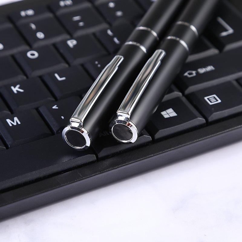 High Quality 1.0mm Metal Rubber Ballpoint Pen Factory Supply Office Men/Women Students Writing Stationery Promotional Ballpen