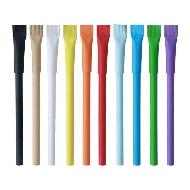 environmental round hat craft paper tube advertising wholesale ballpoint pen