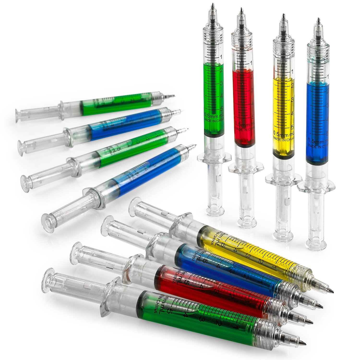 Doctor nurse plastic pen syringe pens logo customized cute school supplies