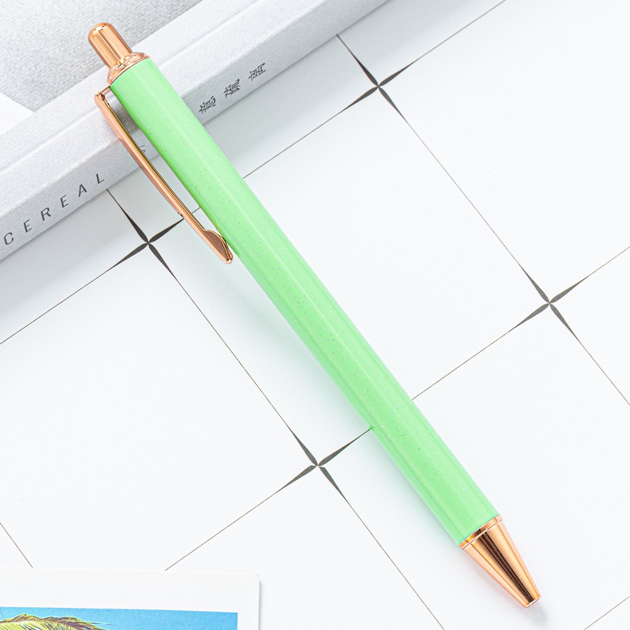Pens with Custom Logo Ballpoint Pens Retractable Black Ink Metal Pen for Promotional Gift Office
