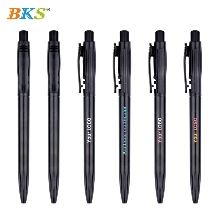 Custom Logo Bulk Packed Ballpoint Pens Novelty Business Promotion Gift with Plastic Body
