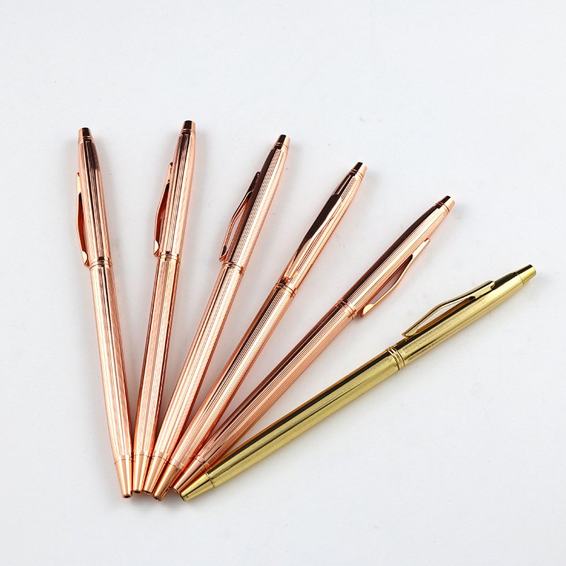 Office Stationery promotional USA Flag Slim Metal Twist Ballpoint Pen Hotel desk Pens