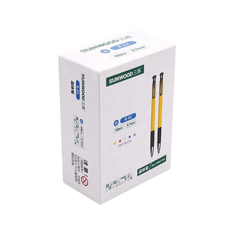 Promotional custom logo cheap plastic ballpoint high quality colored ballpoint student pens wholesale office ballpoint pen