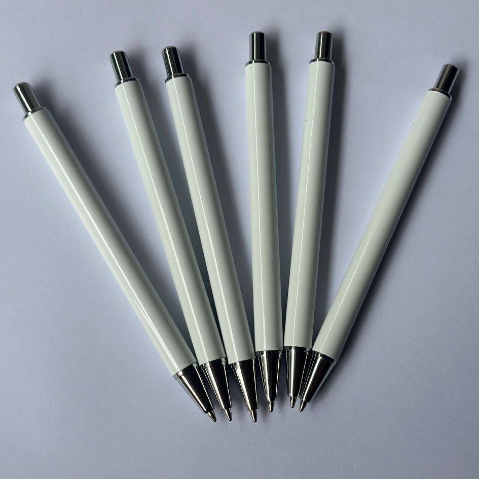 Sublimation Pens Blank With Shrink Wrap Heat Transfer Sublimation Ballpoint Pen Customized Personalized Pen For DIY