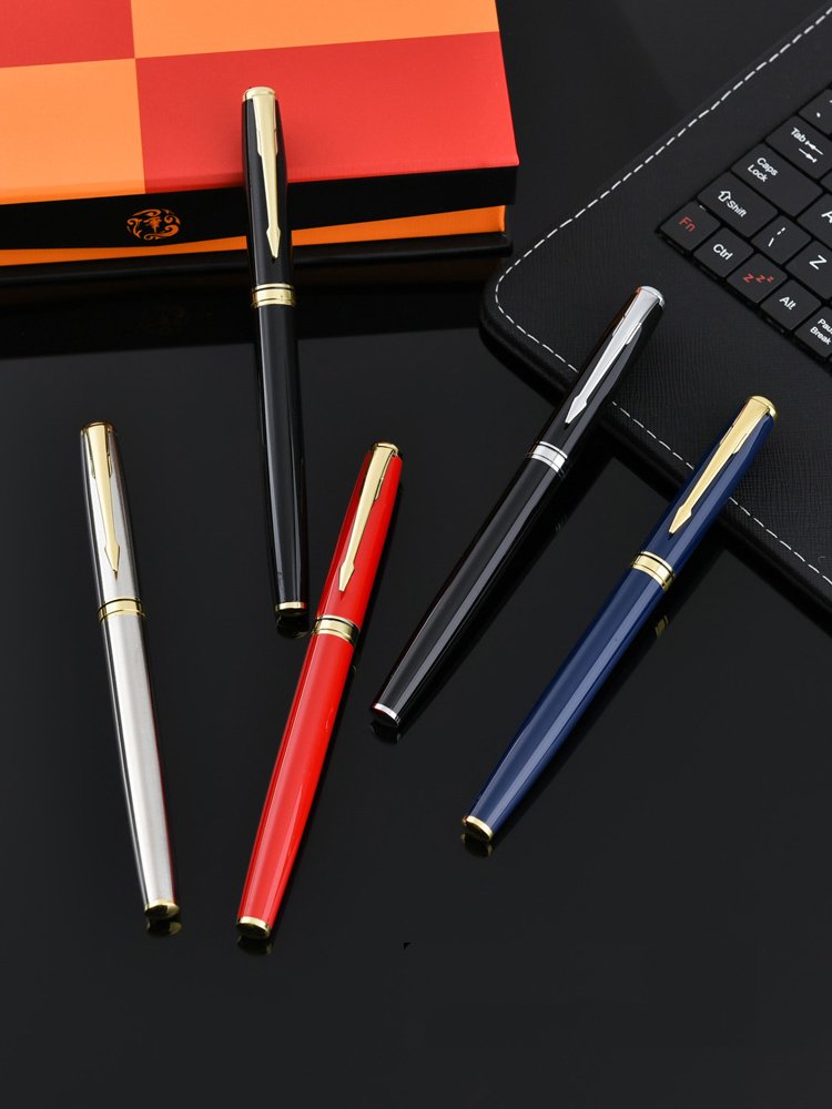 Personalized Metal Body Ballpoint Pens Luxury Metal Fountain Pen