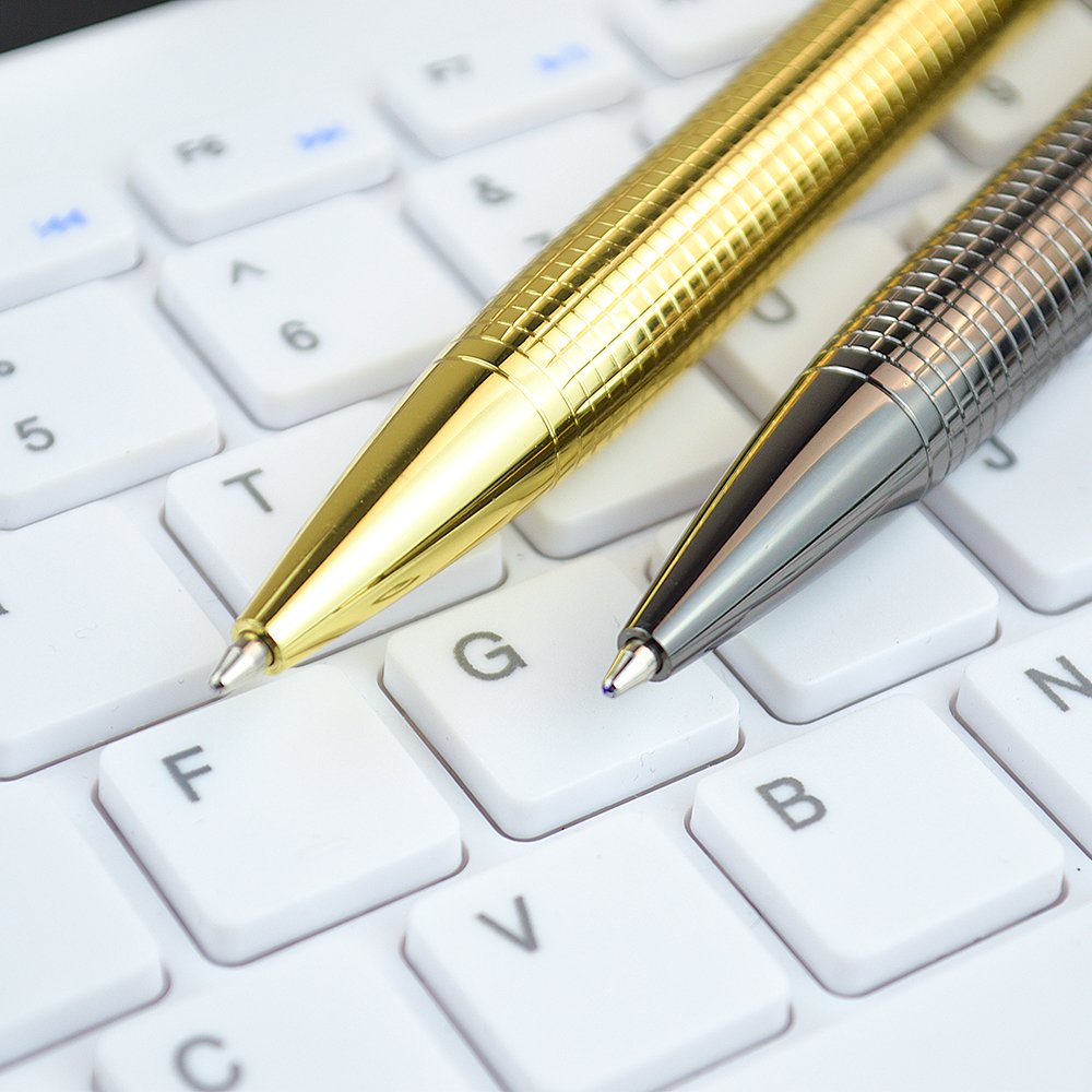 Hot Selling Stationery Stylo Luxurious Roller Pen Custom Pens Logo Printed Metal Ballpoint Pens