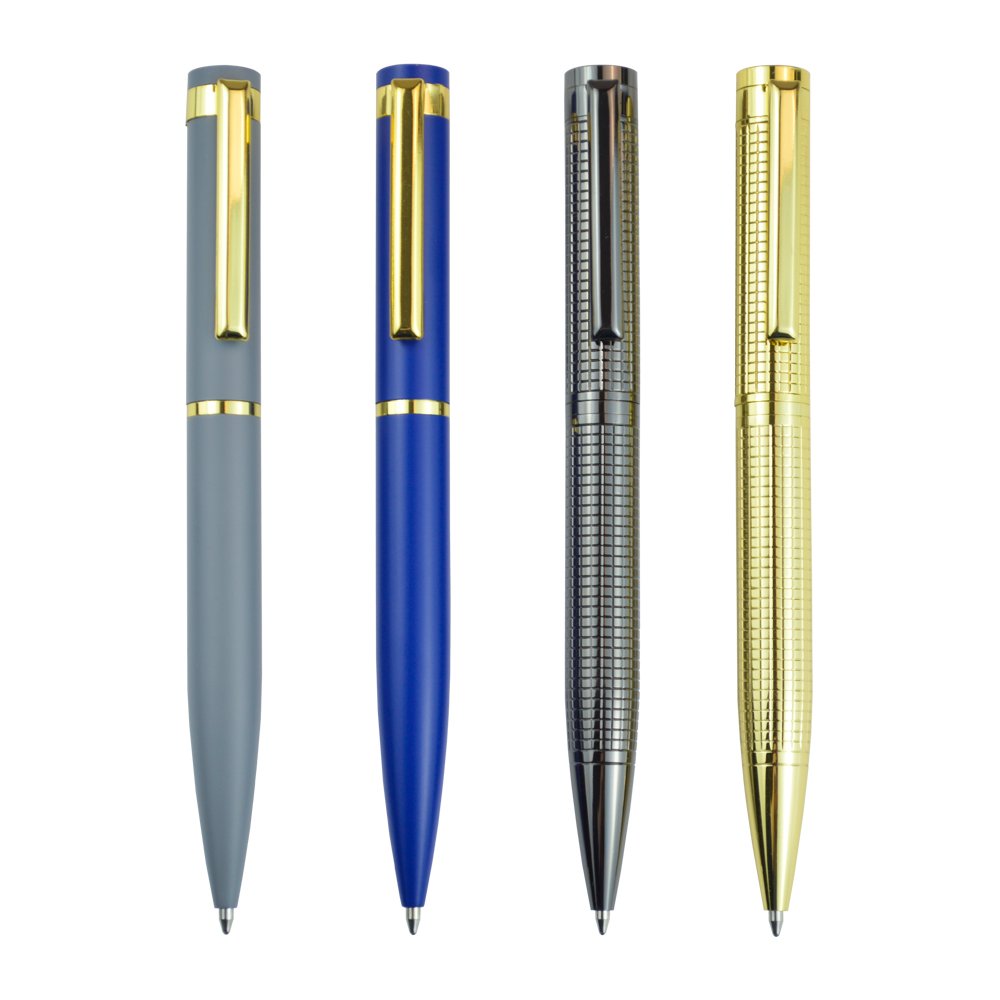 Hot Selling Stationery Stylo Luxurious Roller Pen Custom Pens Logo Printed Metal Ballpoint Pens