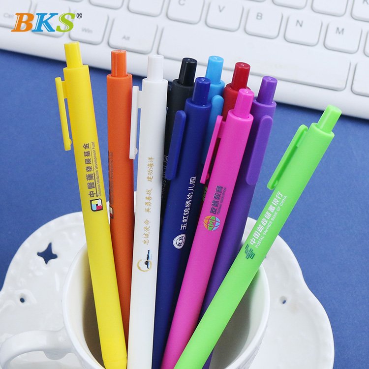 Free Mould For Pen With Logo Custom Logo Advertisement Customized Ballpoint Pen 1.0mm Black Pen with logo