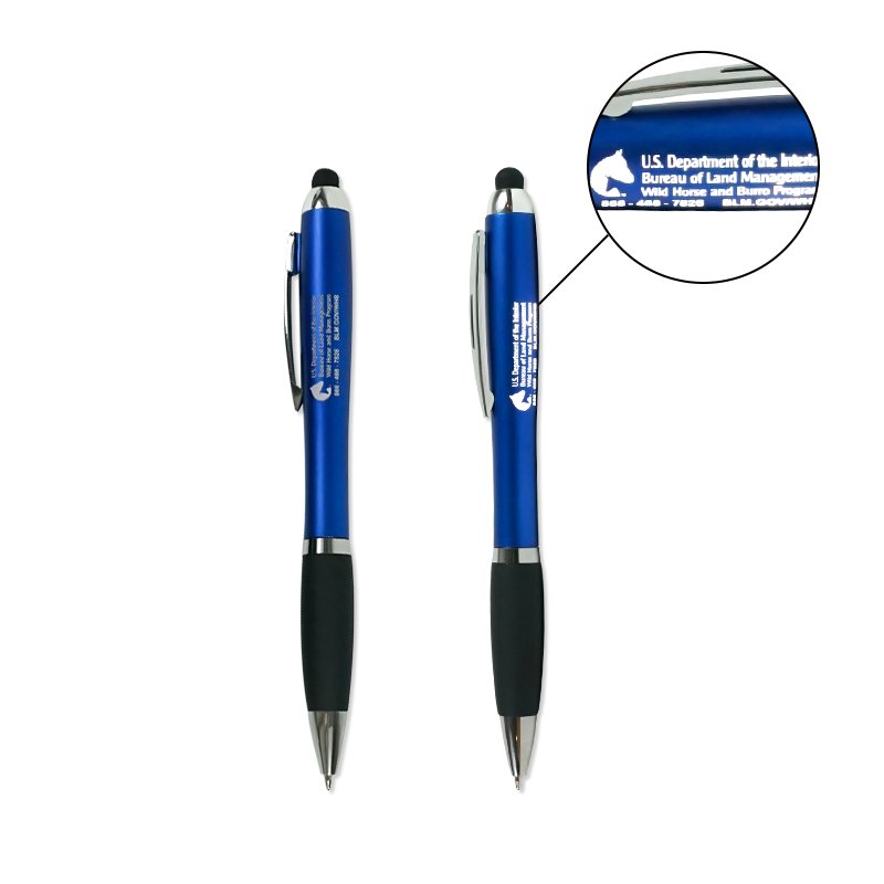 Wholesale Newest Cheap 2 in 1 Custom Logo Promotional Pen Smooth writing Plastic Stylus Ballpoint Pen for Gifts