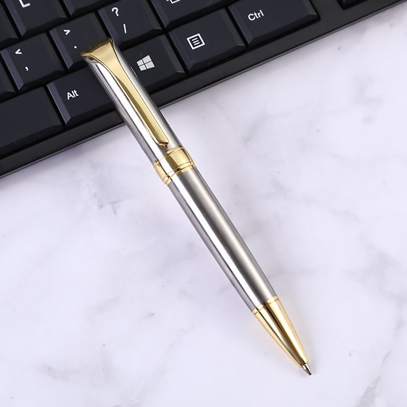 Unisex Premium Mass Pop Pen with 1.0mm Writing Width Customizable Logo on Metal and Plastic Materia